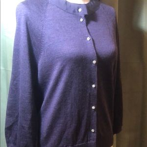Ann Taylor Eggplant color lightweight sweater